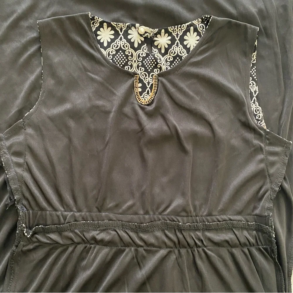 Mesh MIDI dress. Black dress. - Picture 14 of 16